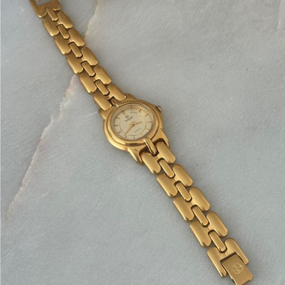 Swisstar gold vintage womens watch